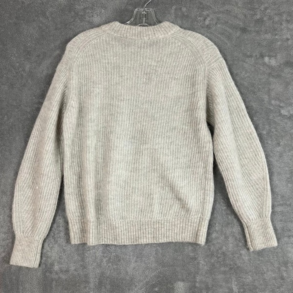 Everlane The Cocoon Crew Sweater Womens XXS Grey Alpaca Cozy Quiet Luxury Luxe - Picture 5 of 8